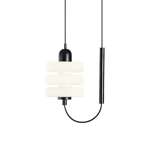 Small Nordic Mid-Century Modern Glass Pendant Light