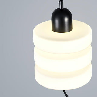 Small Nordic Mid-Century Modern Glass Pendant Light