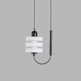 Small Nordic Mid-Century Modern Glass Pendant Light