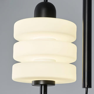 Small Nordic Mid-Century Modern Glass Pendant Light