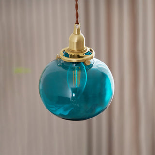 Cobalt Coastal Glass Pendant Light
