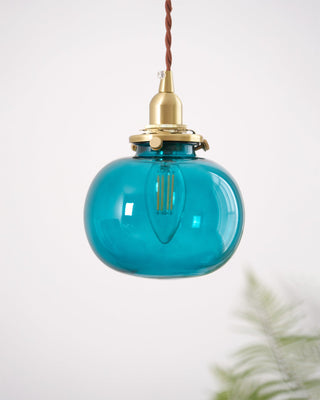 Cobalt Coastal Glass Pendant Light