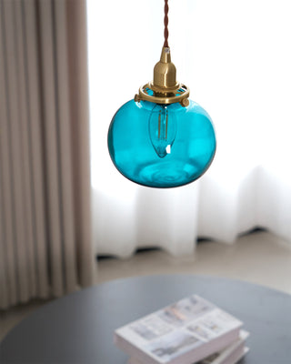 Cobalt Coastal Glass Pendant Light