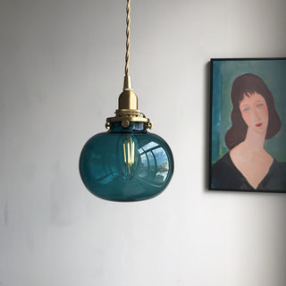 Cobalt Coastal Glass Pendant Light