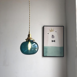 Cobalt Coastal Glass Pendant Light
