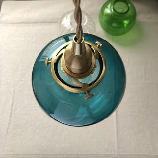 Cobalt Coastal Glass Pendant Light