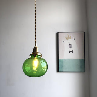 Cobalt Coastal Glass Pendant Light