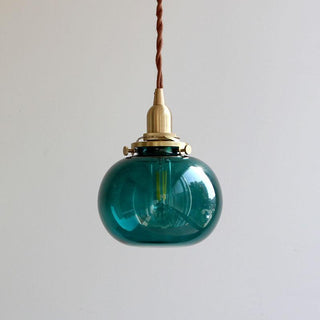 Cobalt Coastal Glass Pendant Light