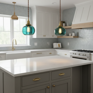 Cobalt Coastal Glass Pendant Light
