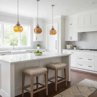Cobalt Coastal Glass Pendant Light
