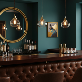 Cobalt Coastal Glass Pendant Light
