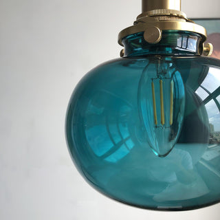 Cobalt Coastal Glass Pendant Light
