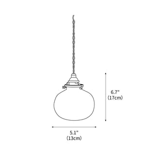 Cobalt Coastal Glass Pendant Light