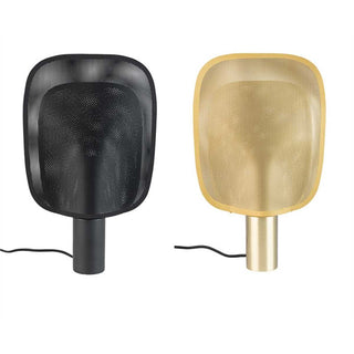 Smoked Modern Metal Table Lamp
