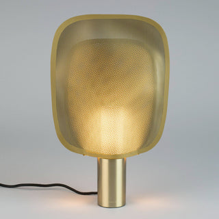 Smoked Modern Metal Table Lamp