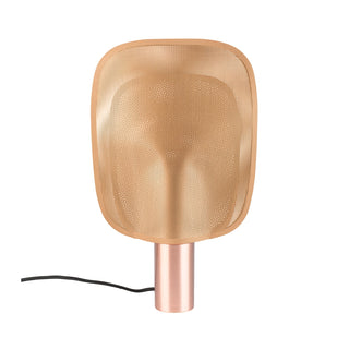 Smoked Modern Metal Table Lamp