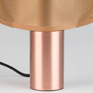 Smoked Modern Metal Table Lamp