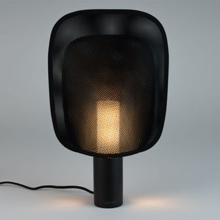 Smoked Modern Metal Table Lamp