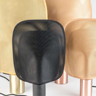 Smoked Modern Metal Table Lamp
