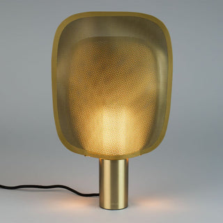 Smoked Modern Metal Table Lamp