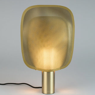 Smoked Modern Metal Table Lamp