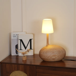 Slow Nature-inspired Wood Table Lamp