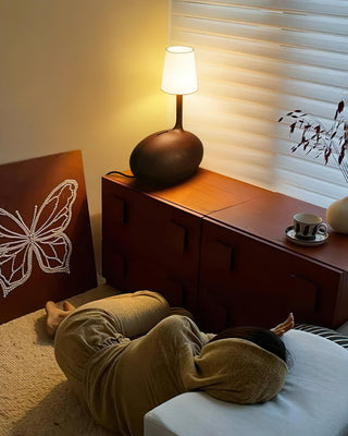 Slow Nature-inspired Wood Table Lamp