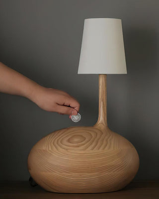 Slow Nature-inspired Wood Table Lamp