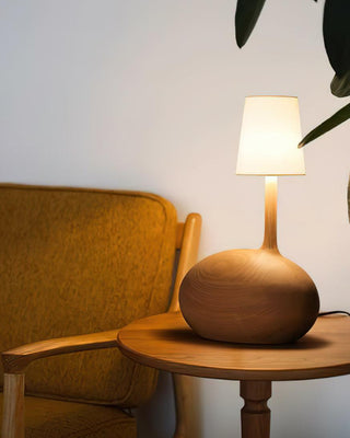 Slow Nature-inspired Wood Table Lamp