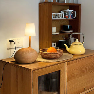 Slow Nature-inspired Wood Table Lamp