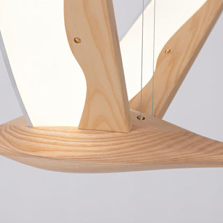 Ether Artistic Wood Chandelier
