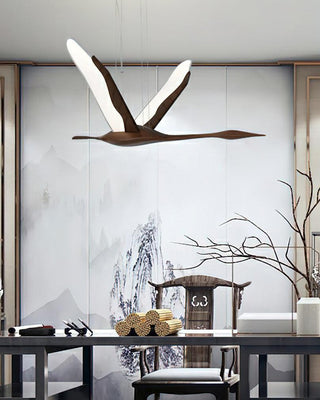 Ether Artistic Wood Chandelier
