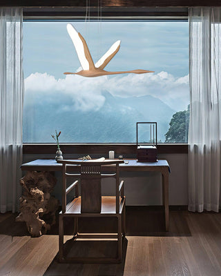 Ether Artistic Wood Chandelier