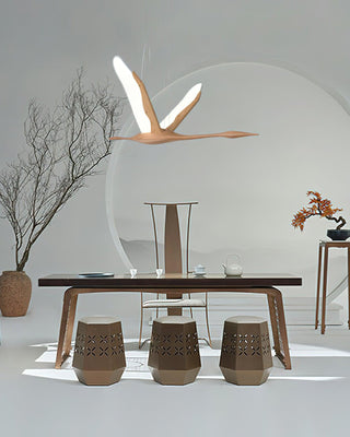 Ether Artistic Wood Chandelier