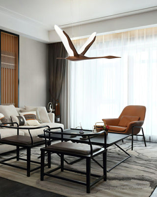 Ether Artistic Wood Chandelier