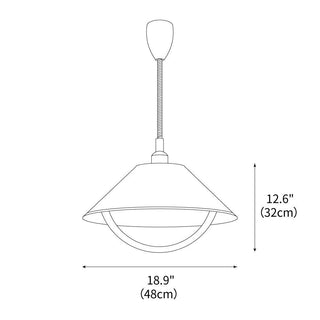 Soho Wabi-Sabi Cotton Rop Pendant Light