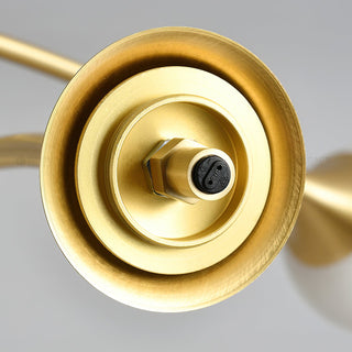 Kael Modern Sputnik Alabaster Chandelier