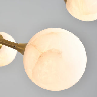 Kael Modern Sputnik Alabaster Chandelier