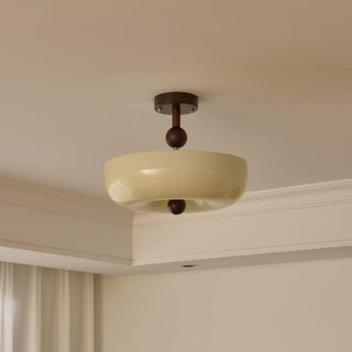 Mia Retro Ribbed Ceiling Light