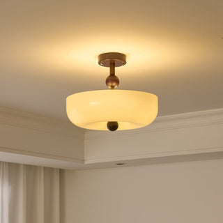 Mia Retro Ribbed Ceiling Light