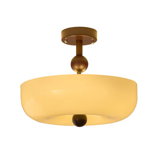 Mia Retro Ribbed Ceiling Light