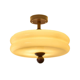 Mia Retro Ribbed Ceiling Light