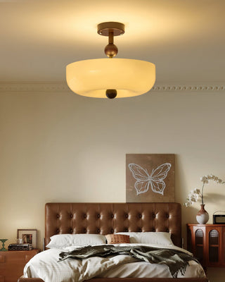 Mia Retro Ribbed Ceiling Light