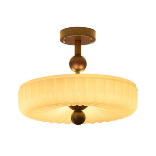 Mia Retro Ribbed Ceiling Light