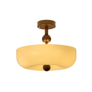 Mia Retro Ribbed Ceiling Light