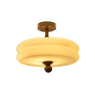Mia Retro Ribbed Ceiling Light