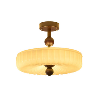 Mia Retro Ribbed Ceiling Light