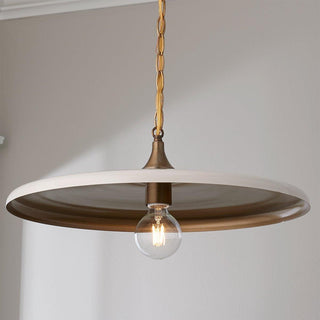 Solara Disc Mid-Century Modern Iron Pendant Light