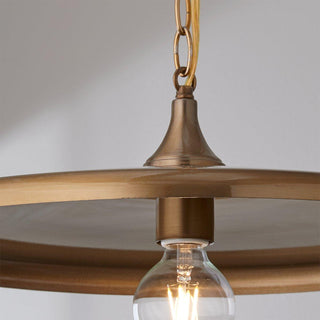 Solara Disc Mid-Century Modern Iron Pendant Light