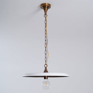 Solara Disc Mid-Century Modern Iron Pendant Light